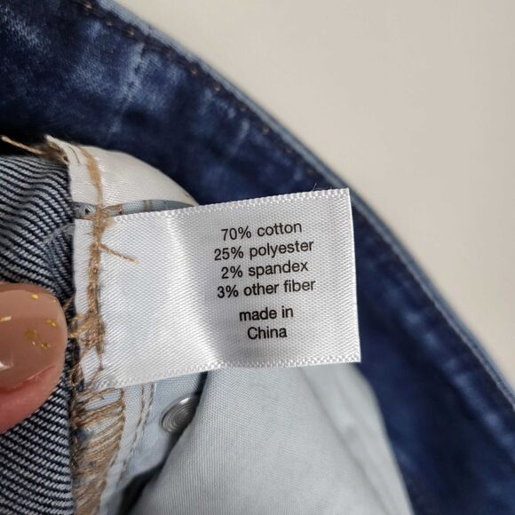 New Lane Bryant High Rise Rhinestone Hem Detail Jegging Jean Size 22 - Picture 12 of 12